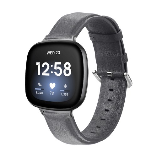 New NEW Genuine Leather Replace Strap Wristband For Fitbit Sense 2 1/Versa 4/3/2 - Picture 15 of 23