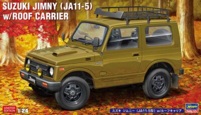 Hasegawa 20606 1/24 Scale Model Car Kit Suzuki Jimny JA11 Type 5 w
