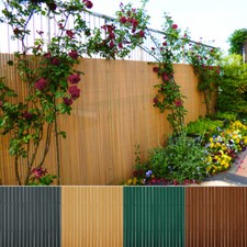 Home Balcony Garden PVC Bamboo Privacy Screen Privacy Wall Fence Mat Panel