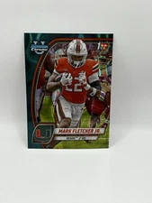 2024 Bowman Chrome University U Mark Fletcher Jr. #62 Teal Lava Miami Rookie