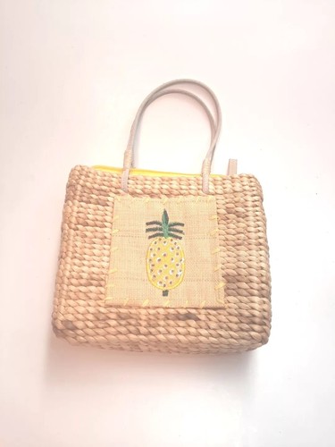 Vintage Xhilaration Pineapple Corn Husk Handbag