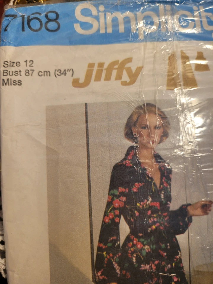 VINTAGE 70'S SIMPLICITY PATTERN DRESS SIZE 12 - Image 2 of 4