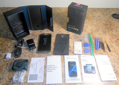 Samsung Galaxy S7  G930T 32GB GOLD KIT Unlocked Smartphone WF + New Battery