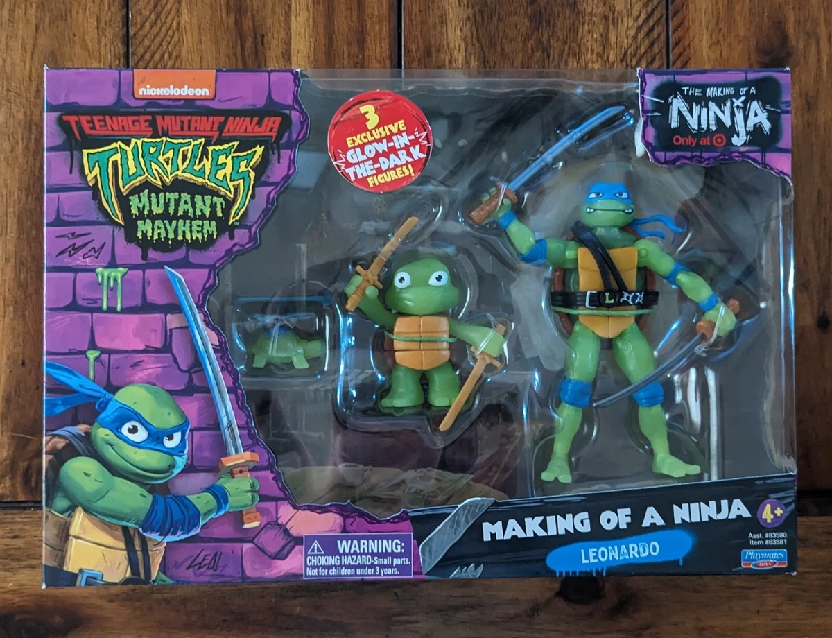 Teenage Mutant Ninja Turtles: Mutant Mayhem Making of a Ninja Raphael And  Leo 3-Packs From Playmates