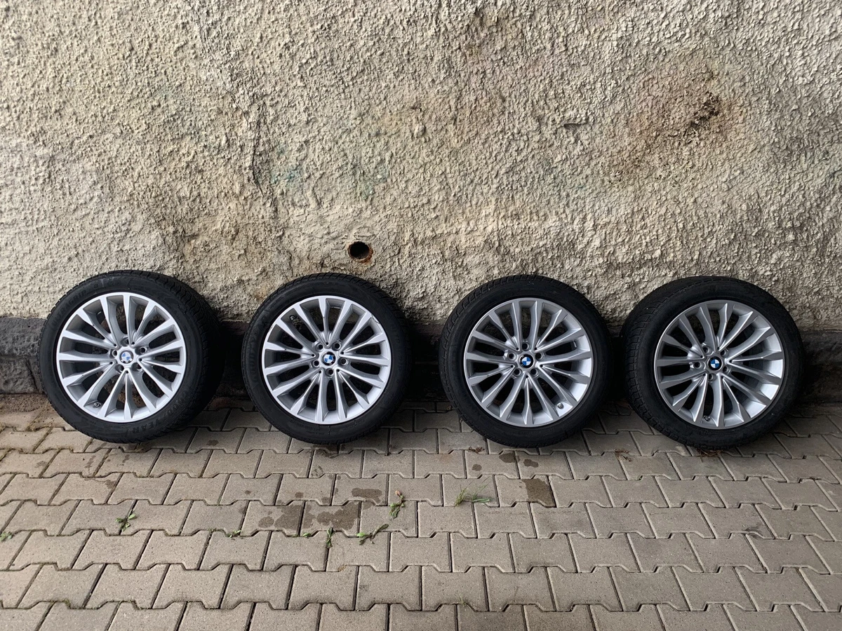 BMW Winterkompletträder W-Speiche 632 reflexsilber 18 Zoll 5er G30 
