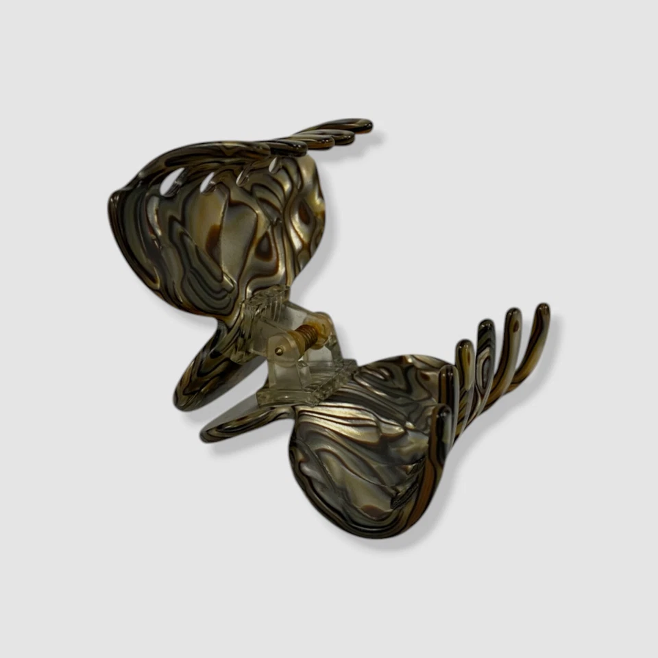 France Luxe女式灰色小号定制颚夹 — 第 3/4 张图片