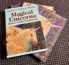 Oracle Cards MAGICAL UNICORNS by Doreen Virtue 44 Card Deck & Guidebook
