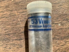 Nine 1 oz. Bottles of Vintage Venus Aluminum Powder Extra Brilliant #53