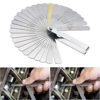 Spessimetro A Lame - 32 Lame In Acciaio Inox, Misura 0.04-0.88mm, Per Meccanica E Precisione - Foto 4