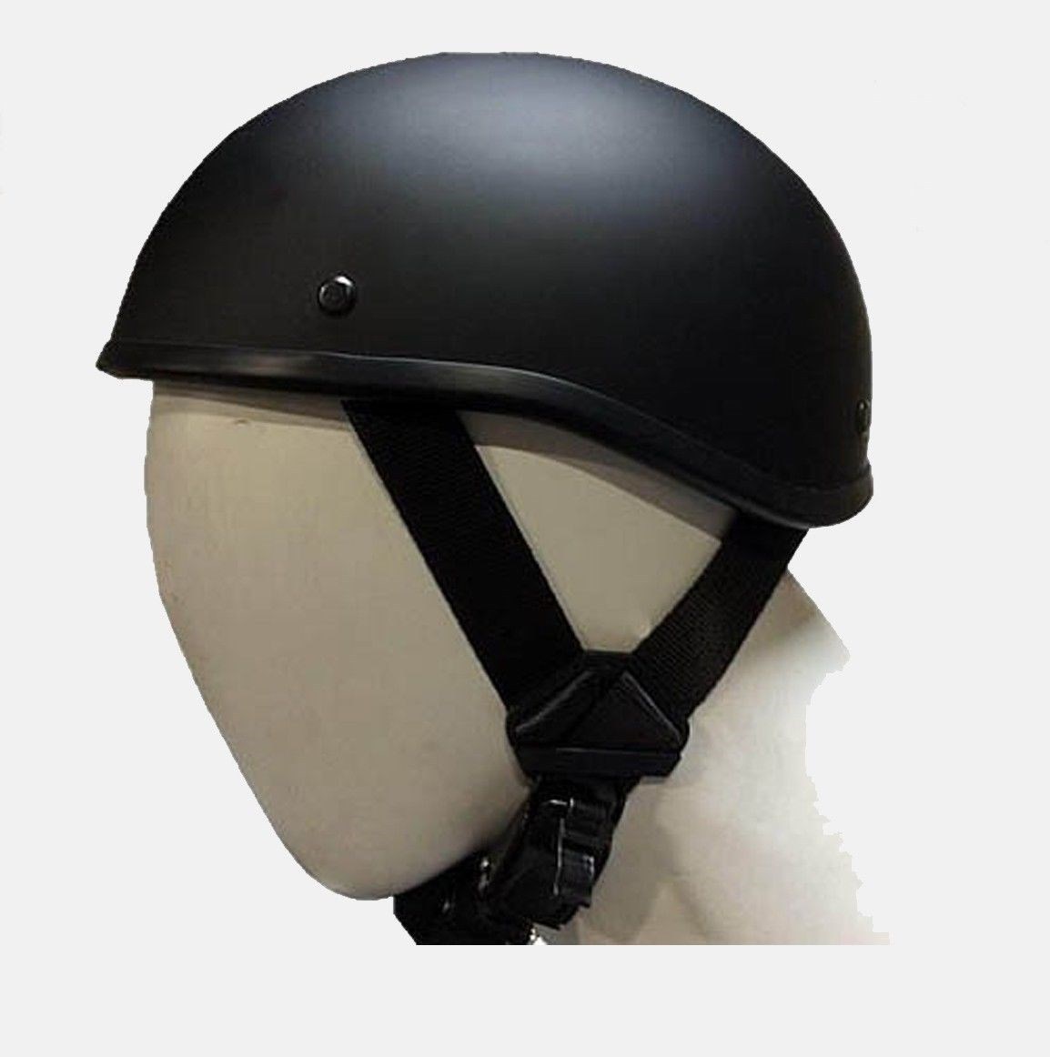 NOVELTY MOTORCYCLE HELMET-FLAT BLACK BULLET BEANIE GREAT GIFT