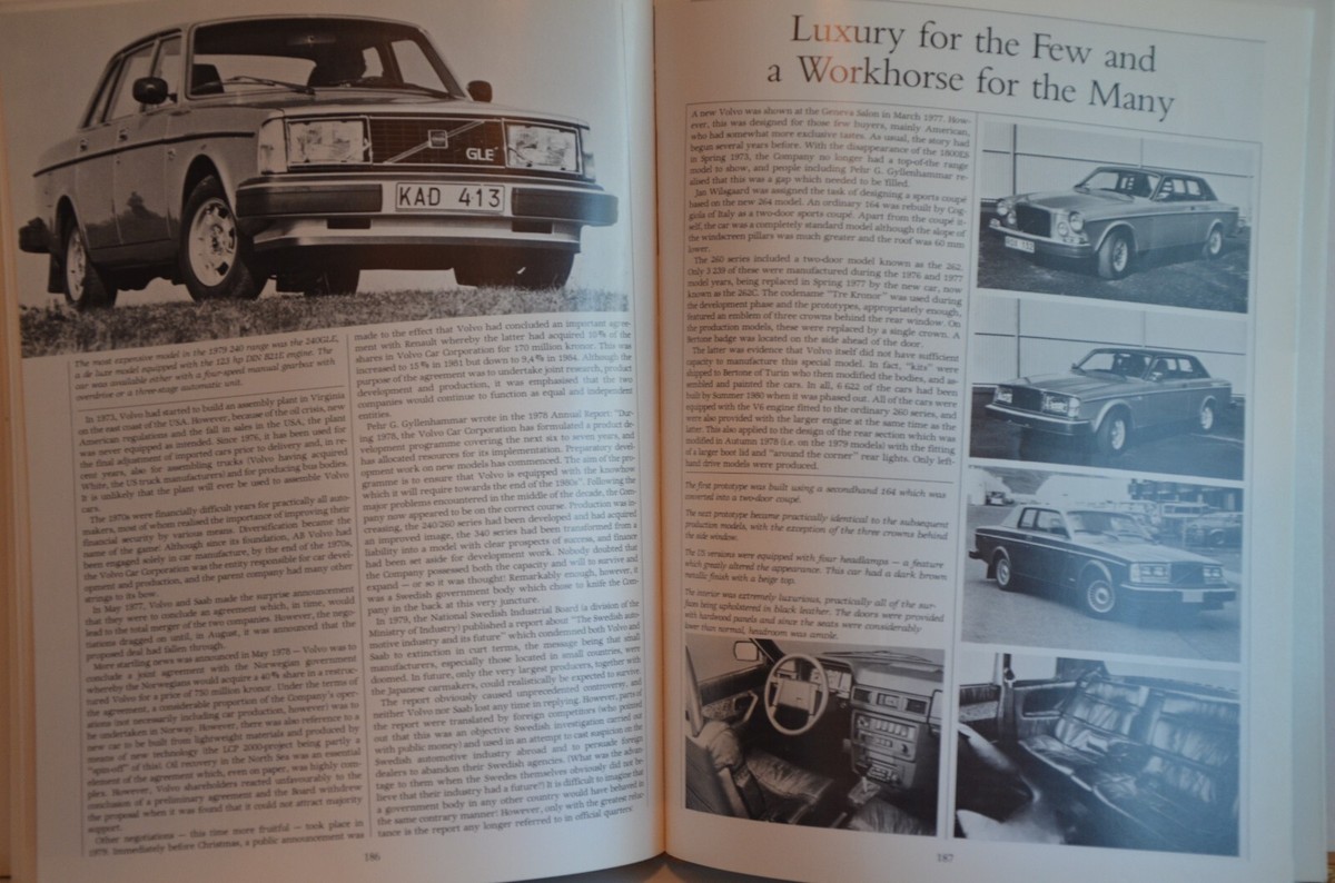 Volvo Cars History 2 books, Bjorn Eric Lindh, Christer Olsson Volvo Cars History 2 books, Bjorn Eric Lindh, Christer Olsson