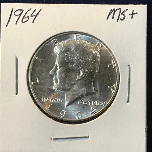 1964  Kennedy  Half Dollar   90% Silver  (UNCIRCULATED ) Very Nice !!!!