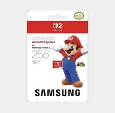NEW Nintendo Switch 2 Samsung 256GB Micro SD Express Card