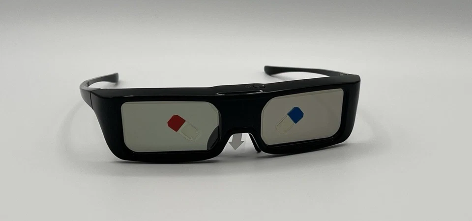 Panasonic TY-ER3D5MA Rechargeable 3D Active Shutter TV Glasses Set of 2 Open Box - Image 2 of 4