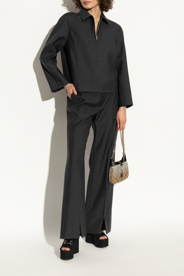 Gucci - Women - Wedge Sandals - Black thumbnail 3