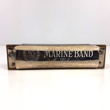 Vintage M. Hohner Marine Band Key of A Harmonica Made in Germany A440
