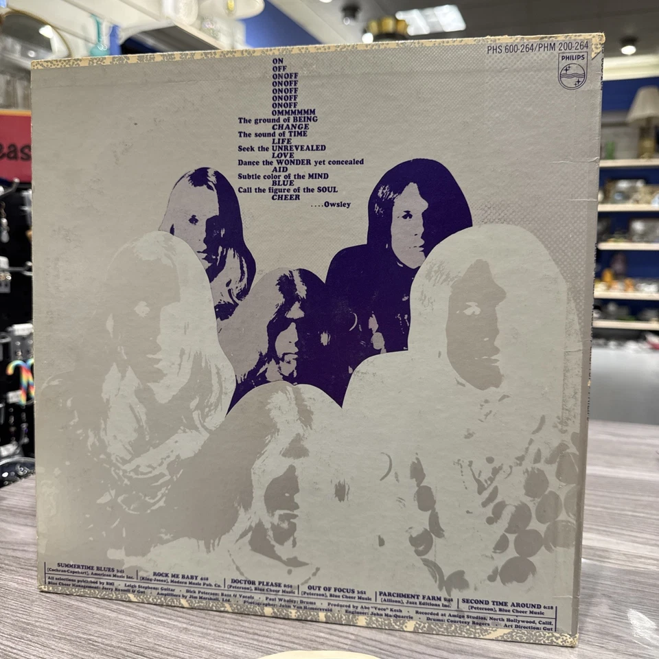 Blue Cheer Vincebus Eruptum 1968 Phillips PHS 600-264 M1-M1 Indy 1st Press - Image 2 of 4
