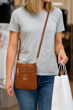 Women’s Crossbody Bag Messenger Shoulder Handbag Detachable Strap UK