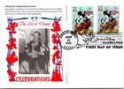 Dr Jim Stamps Fdc Panda Cachets 4X6 Card Art Of Disney Celebration Mickey Pluto