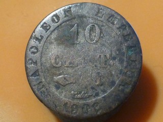 10 CENTS NAPOLEON EMPEREUR 1808 I (LIMOGES) RECHERCHEE & QUALITE TB !