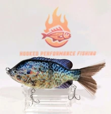 SLICKLINE 120 Jointed Sinking Sunfish Glide Bait Fishing Lure Bass - Pumpkinseed