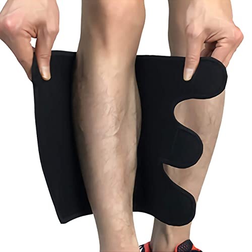 Calf Brace, Shin Splint Compression Sleeve (1 Pair) for Swelling, XX-Large