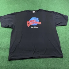 Vintage Planet Hollywood Shirt Mens 2XL Black 90S New Orleans Tee USA MADE