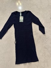 Navy blue sweater dress Size XS Small New