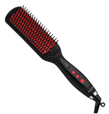REVLON SmoothStay XL Hair Straightener Heated Brush Infused With Coconut Oil