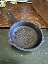 Lodge Cast Iron “Honey I Shrunk The Skillet” Made In USA WINSF Miniature