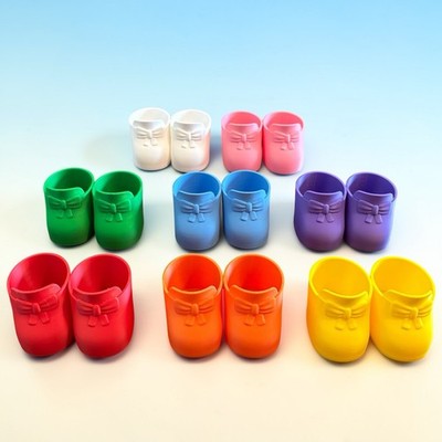 Replacement Shoes 16  Cabbage Patch 3D Printed Set 8 Bow Loafers Rainbow Colors