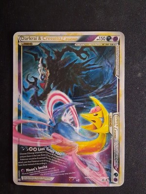 Pokemon Card Darkrai & Cresselia LEGEND Oversized Promo Jumbo 99