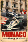 Monaco Grand Prix 1979 Vintage Formula 1 Racing Poster F1 Poster 13x19
