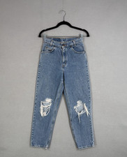 Vintage Levis Jeans Youth 14 Orange Tab Blue Relaxed Distressed Denim 90s Retro