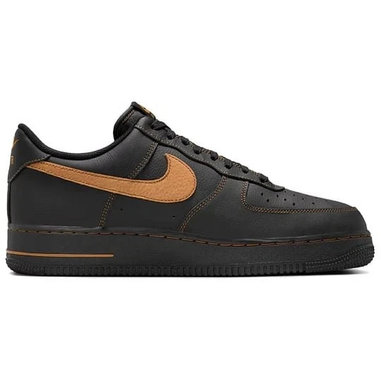 Nike Air Force 1 Low '07 LV8 Black Desert Ochre Gold Mens HQ2037