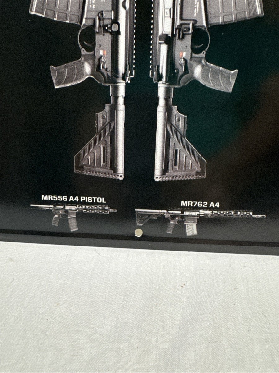 HK-5ページ HK Heckler & Koch Factory Metal Sign HK Logo Raised Letters MR556