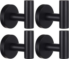 Towel Hooks Bathroom Coat Robe Wall Hook Heavy Duty Door Hanger Towel Robe Cloth