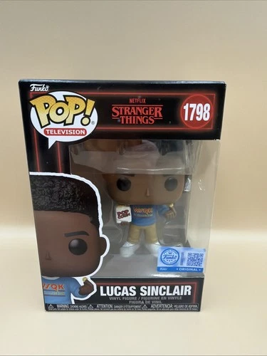 Funko Pop! Vinyl: Stranger Things - Lucas Sinclair #1798 Exclusive w/Protector