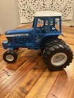 Vintage ERTL Ford TW-20 1/12 Big Blue Tractor w/ Trailer — photo 2