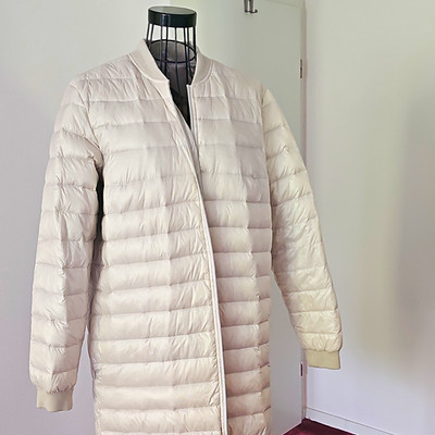 BC Best Connections Damen Mantel 38 Beige Stepp lang gefüttert Reißverschluss