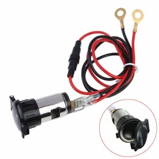 120W 12V-24V Waterproof Car Boats Motorcycle Cigarette Lighter Power Plug Socket