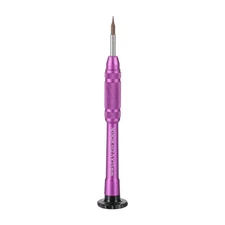 2.5mm Precision Magnetic Slotted Screwdriver Aluminium Handle,Purple(Black)