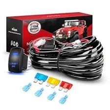 10015W - WA 09 LED Light Bar Wiring Harness Kit 14AWG Heavy Duty 12V 5Pin Rocker