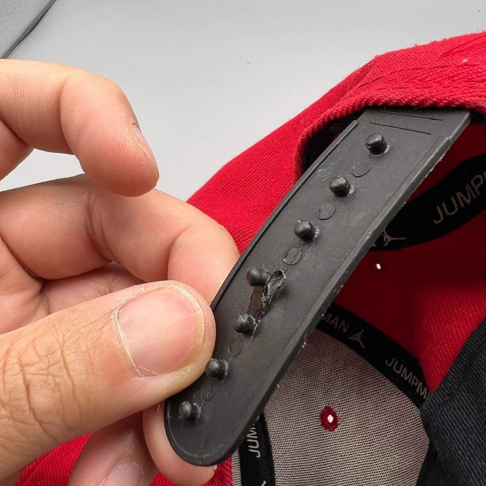 Gorra Air Jordan Hombre Rojo Gripe Juego Bordada Jumpman Snap Back Cap Foto 2 de 4