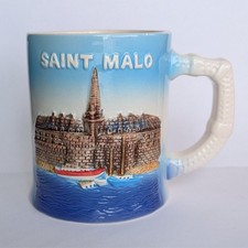 Souvenir Tasse - Motiv Saint Malo - Dekoration - Zustand Sehr gut