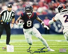 John Metchie Signed Autographed Houston Texans 8x10 Photo TRISTAR