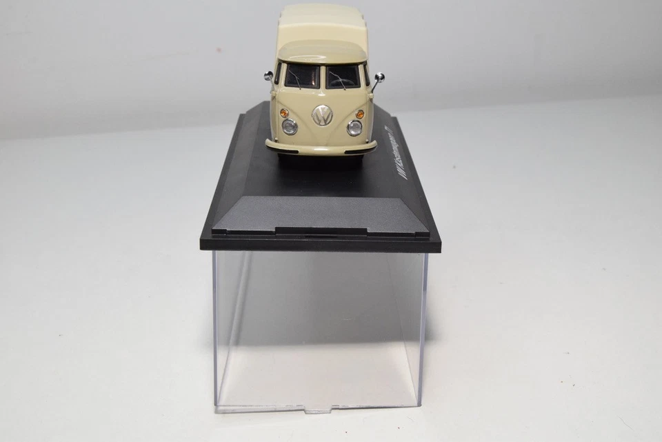 B69 1:43 SCHUCO VW VOLKSWAGEN TRANSPORTER VAN T1 PICKUP FAWN NUOVO CON SCATOLA - Immagine 4 di 4