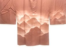 7606400: JAPANESE KIMONO JAPANESE MICHIYUKI COAT / MOUNTAINS