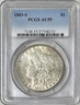 1883 S MORGAN SILVER DOLLAR PCGS AU55