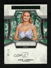 2025 Upper Deck Goodwin Champions Black Diamond Green 7/10 Brie Larson #BD-BL